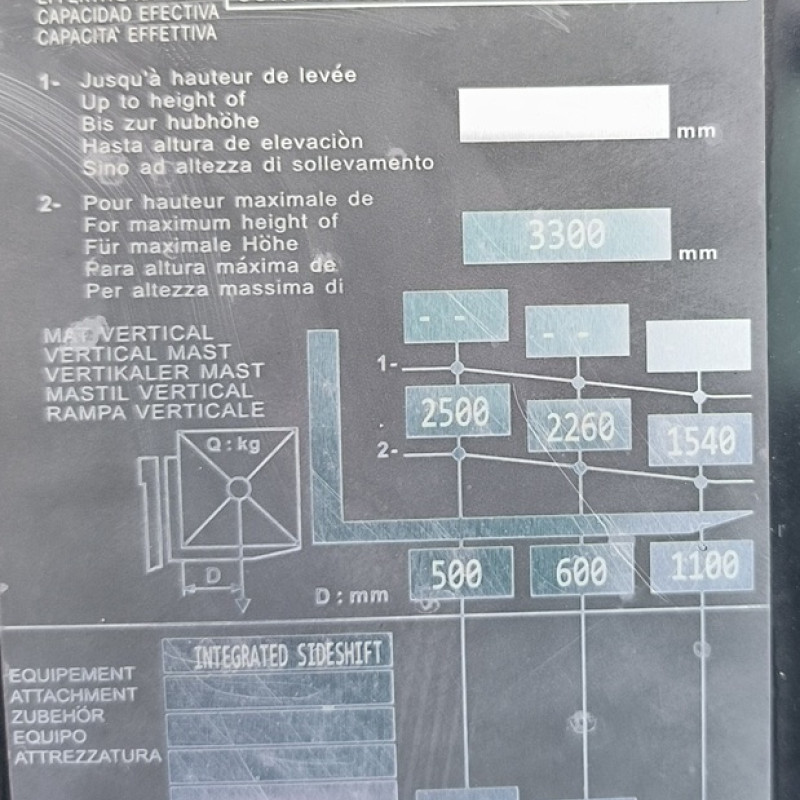Maststapler Manitou MI 25 G ST5
