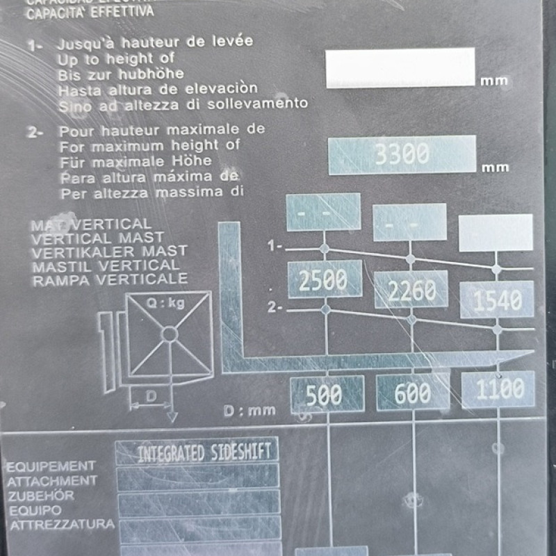 Maststapler Manitou MI 25 G ST5