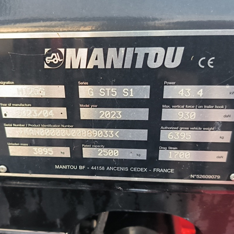 Maststapler Manitou MI 25 G ST5