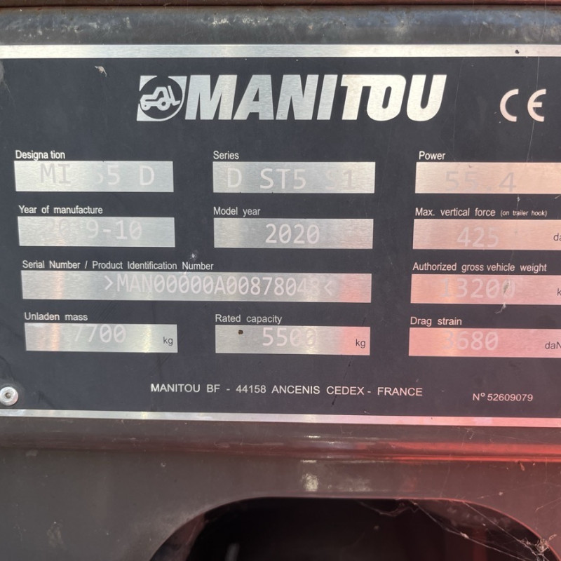 Maststapler Manitou MI55 D