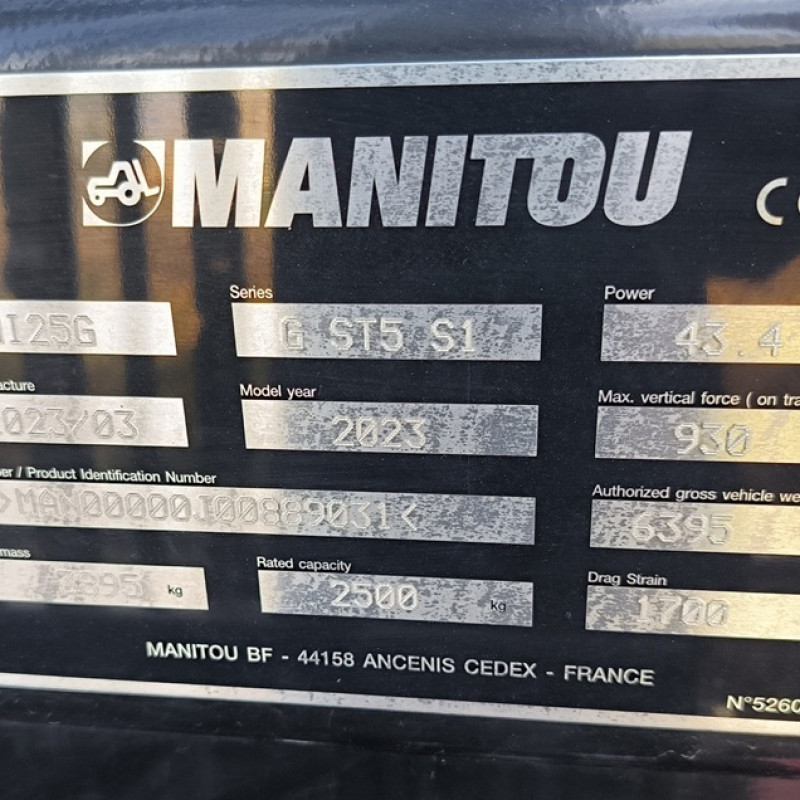 Wózek widłowy Manitou MI 25 G ST5