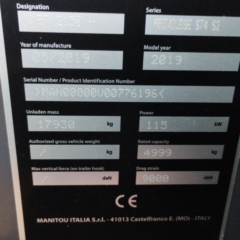 Drehbarer Teleskoplader Manitou MRT2150+