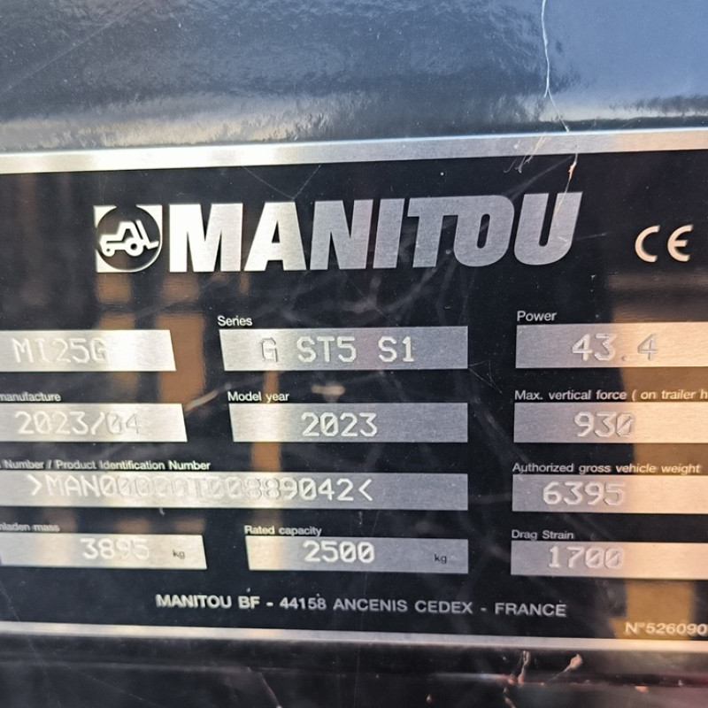 Maststapler Manitou MI 25 G ST5