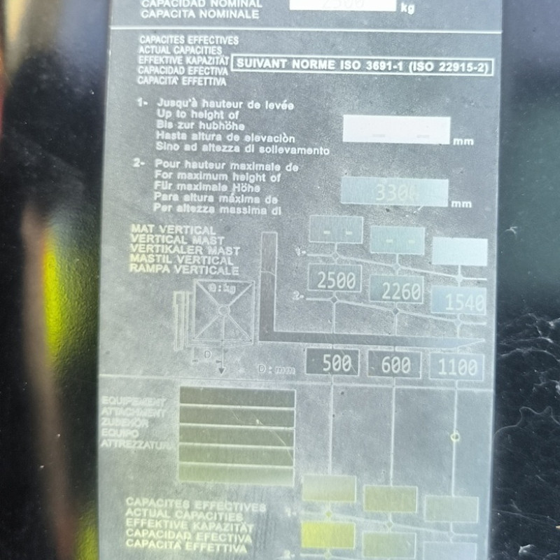 Maststapler Manitou MI 25 G ST5