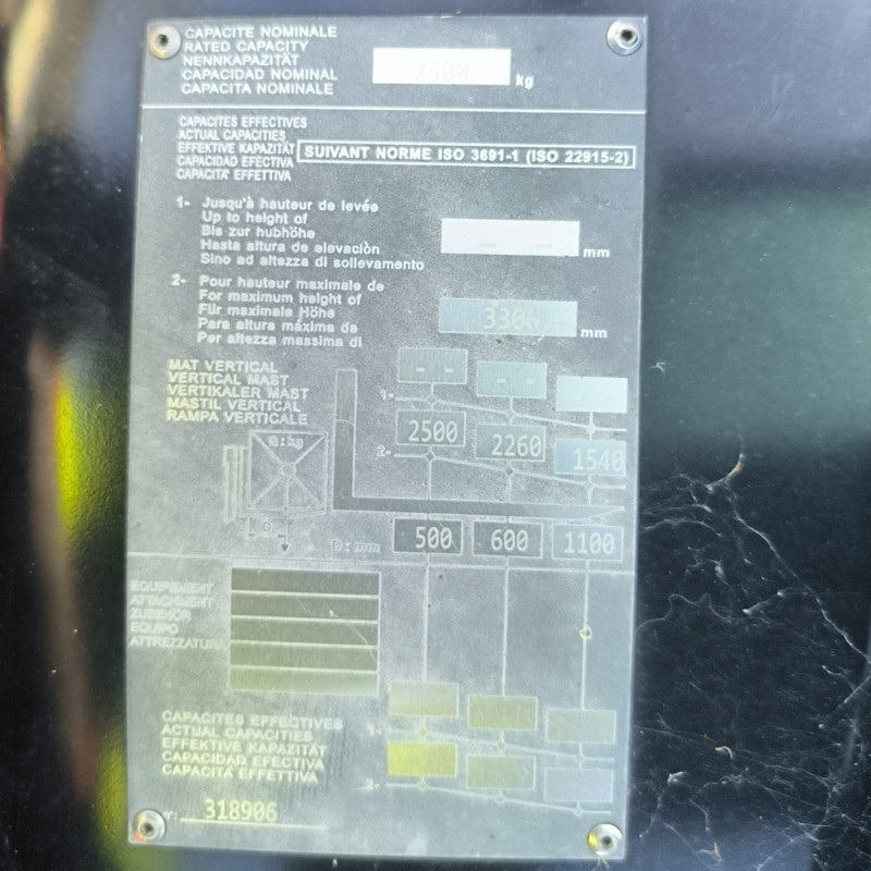 Maststapler Manitou MI 25 G ST5