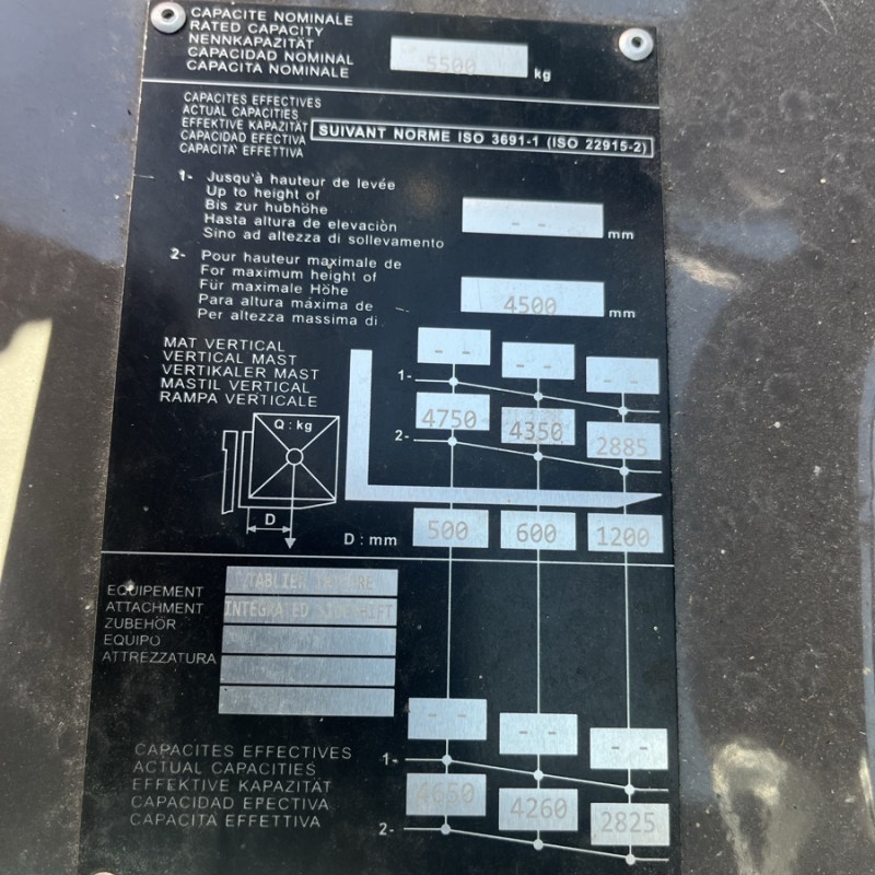 Maststapler Manitou MI55 D