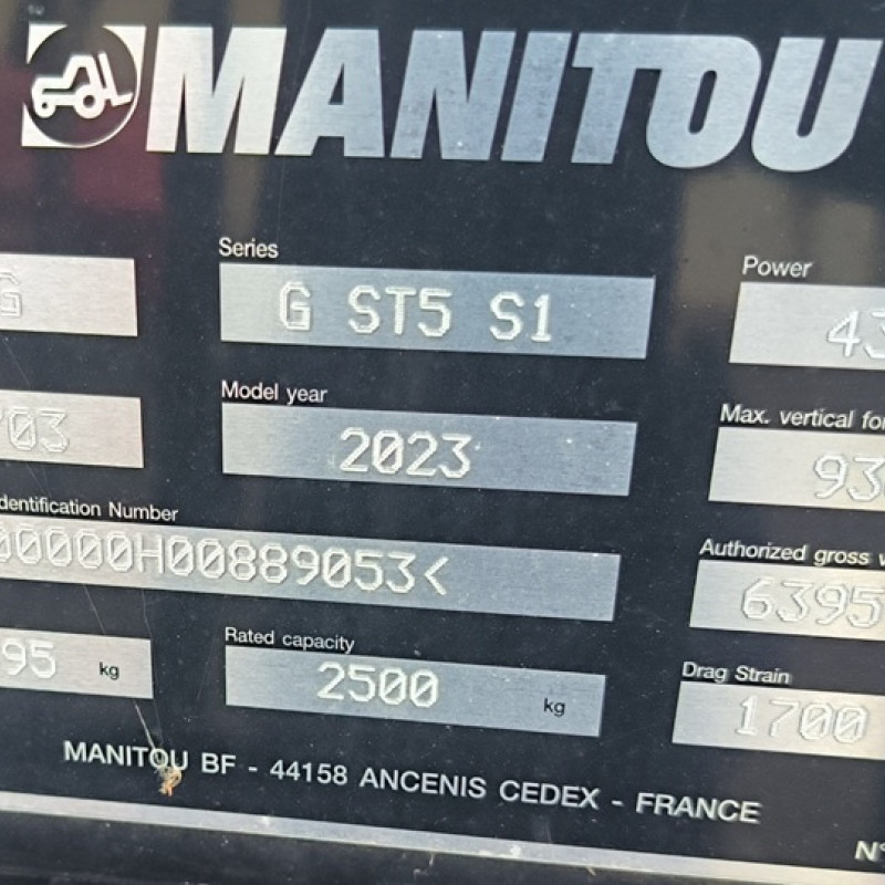 Maststapler Manitou MI 25 G ST5