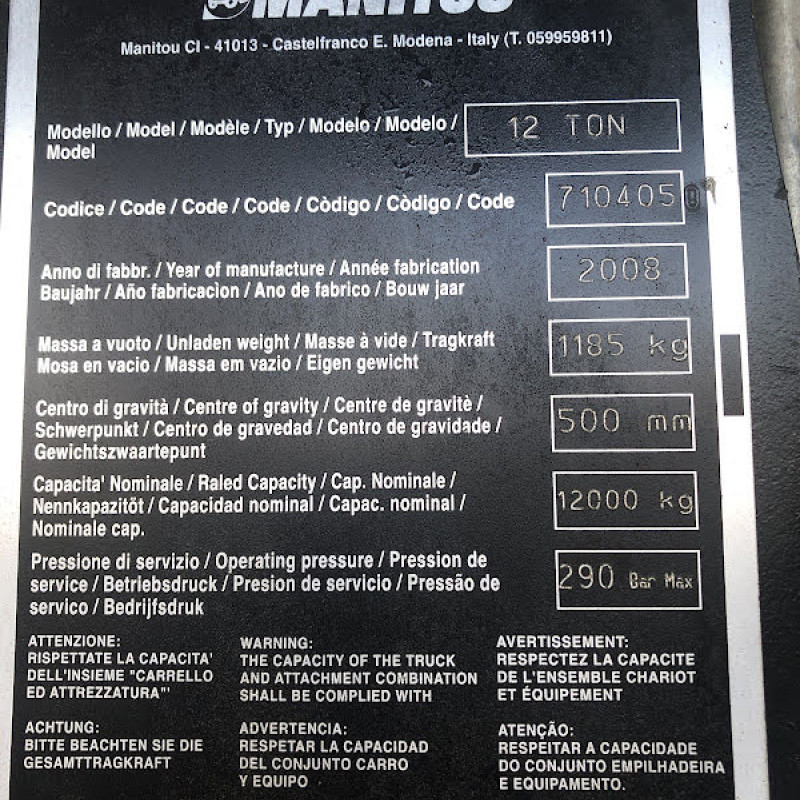 Teleskoplader Manitou MHT10120