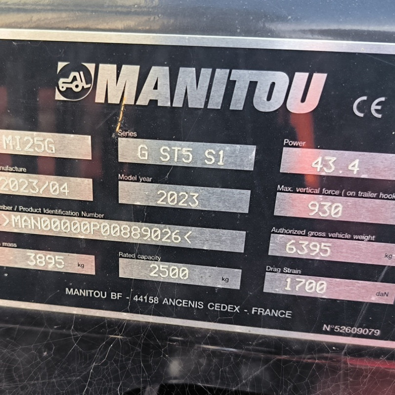 Maststapler Manitou MI 25 G ST5