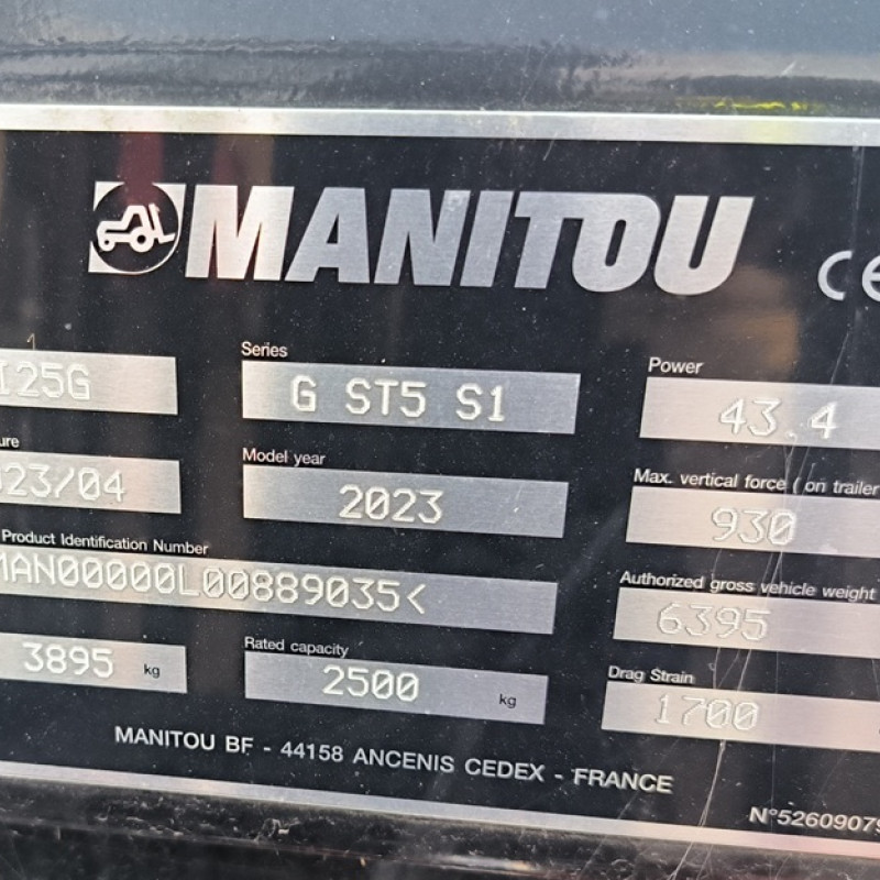 Maststapler Manitou MI 25 G ST5