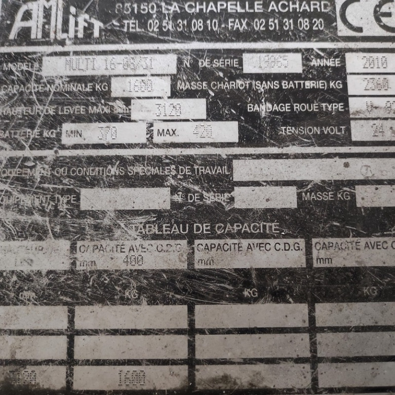 Lagertechnikgeräte Amlift MULTI 16308/31