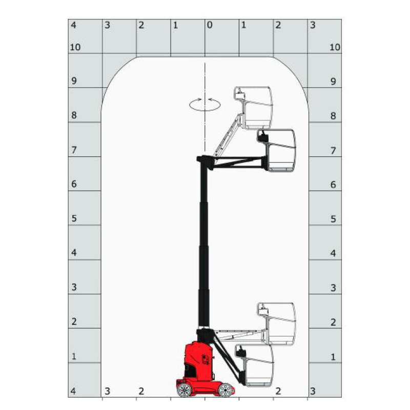 Hubarbeitsbühne Manitou 100VJR