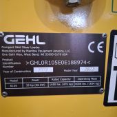 Kompaktlader Gehl GHEL R105